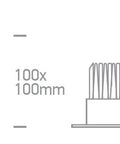 Aline-R COB LED, 7W, 700mA, 500lm, 3000K, 38°, IP54, alb