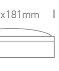 Teiko Oval, E27, 2x20W, 100-240V, IP54, alu,antracit
