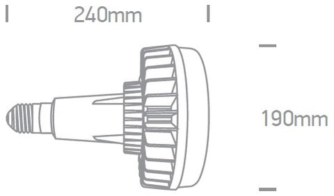 Bec LED 80W E40 7200lm 4000K CRI80 230V 240°