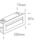 Dave LED 8, 5W, 3000K, 160lm, IP65,antracit