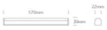 Solid II LED 8W 640lm 4000K 230V IP20