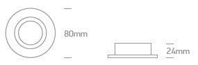 Uranus 3, 50W, MR16, GU10, 100-240V, IP20, alb