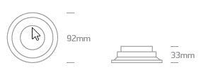 URANUS 5, 50W, MR16, GU10, 100-240V, IP65, alb