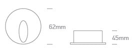 Zoe R LED 3W, 3000K, 100-240V, IP54, incl. driver