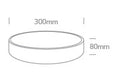 Daria I LED 18W, 3000K, 1100lm, IP20, alb