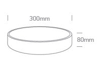 Daria I LED 18W, 3000K, 1100lm, IP20, alb
