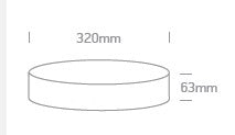 Daria II LED 21W, 3000K, 1300lm, IP65,antracit