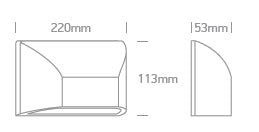 Sumi LED 6W, 3000K, 300lm, IP65, 230V, alb