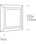Anna Q LED 3W, 3000K, 190lm, IP65, 230V,antracit