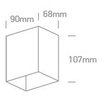Dako I, Down LED 3W, 3000K, 200lm, IP54 ,antracit