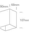 Dako I, Down LED 3W, 3000K, 200lm, IP54 , alb