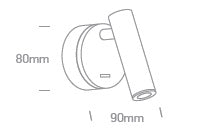 Hawk LED 3W, 3000K, 160lm, IP20, 100-240V, alb