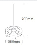 Stand ptr.magnifying lens LID11289, alb