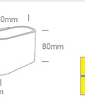 Amidala wall light 30W G9 100-240V IP20 negru
