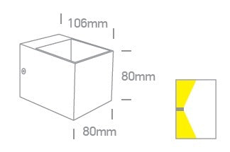 Jarjar wall light 30W G9 100-240V IP20 negru