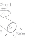 Xan LED 7W 700mA 500lm 3000K 36° IP20 alb