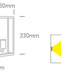 Still A wall light 40W E27 100-240V IP43 negru