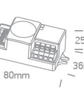 Photocell Sensor day/night 300W 230V 2-50lux, IP44