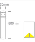 Polis LED LED 12W,4000K,1000lm,Ra 80,230W,IP65, antracit