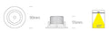 Tao LED Spot 7W 230V 560lm 3000K 60° IP20 alb