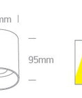 Altair RD 10W GU10 MR16 110-240V IP20 negru