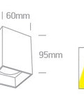Altair SQ 10W GU10 MR16 110-240V IP20 negru