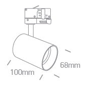 Cano-K 10W 110-230V GU10 MR16 IP20 negru