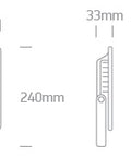 Avior LED 100W 4000K 9000lm 230V 110° IP65 negru