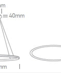 Terry-S LED, 25W,1540lm,3000K, 230V, IP20, alb