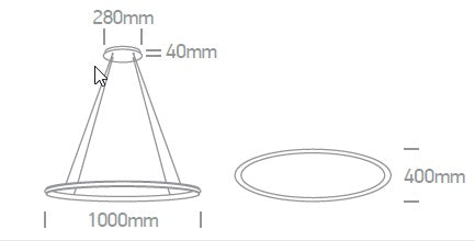 Terry-S LED, 25W,1540lm,3000K, 230V, IP20, alb