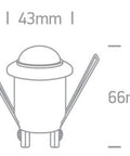 Motion sensor, 200W LED, 230V, IP20, 360°, max. 6m, alb
