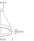 Amy-P LED, 50W, 2750lm, 3000K, 230V, IP20, 120°, negru