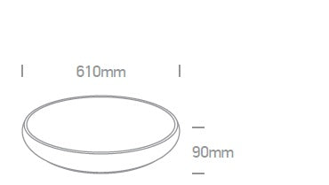 Sina RD LED, 62W, 3600lm, 3000K, 230V, IP20, 120°, alb