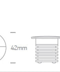 Wally LED, 1W,50lm,3000K,IK08,350mA,IP65,36°,dimabil,alb