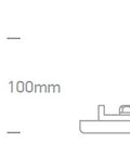 Zeo-M LED, 8W, 550lm, 4000K, 230V, IP65, IK08, 120°, alb