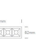 Alpha 5 LED 5x6,5W 3000K 5x550lm 36° IP20 350mA dimm alb