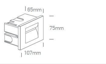 Ida 2 LED 3,6W, 3000K, 85lm, IP65, alu,antracit