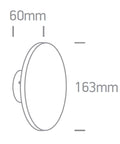 Castor 7W, 600lm, 3000K, 230V, IP54,antracit