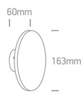 Castor 7W, 600lm, 3000K, 230V, IP54, alb