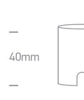 Alnar RD LED 2W, 100lm, 3000K, IP65, alb