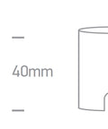 Alnar SQ Down 2W, 100lm, 3000K, IP65, alb