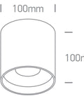 Aludra-M 22W, 1500lm, 3000K, 230V, IP20, 38°, alb