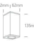 Anka II 35W, 100-240V, GU10, IP54,antracit