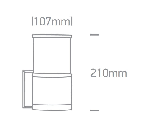 Jamba-WL1 20W, E27, 100-240V, IP54, negru