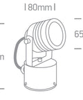 Pill 35W, 100-240V, GU10, IP65, negru