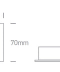 Zoe R LED 3W, 3000K, 100-240V, IP54, negru