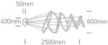 Sondrio 170W 8500lm 3000K Ra80 230V IP20 negru