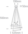 Suna 50W 2500lm 3000K Ra80 230V IP20 alama periata