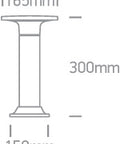 Tela M 6,5W 600lm 3000K Ra80 230V IP54 negru