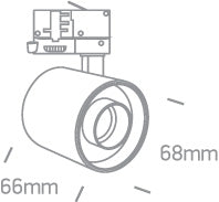 Motril S 6W 480lm 3000K 40° Ra90 230V IP20 negru